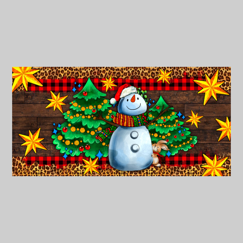 Christmas Tree With Snowman Premium Tee by AdoDesignShop | Teevron
