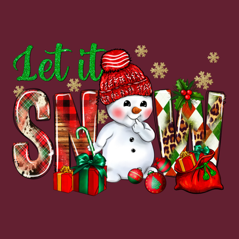 Let It Snow With Snowman Classic Tee by NancyCooperArtShop | Teevron
