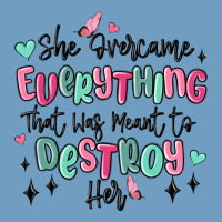 She Overcame Everything That Was Meant To Destroy Urban Heavy Tee | Teevron
