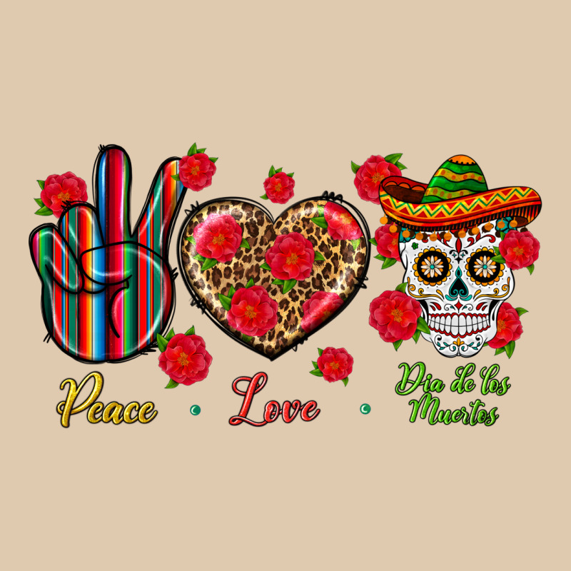 Peace Love Dia De Los Muertos Heavyweight Sweatshirt by BundleAndBundleShop | Teevron