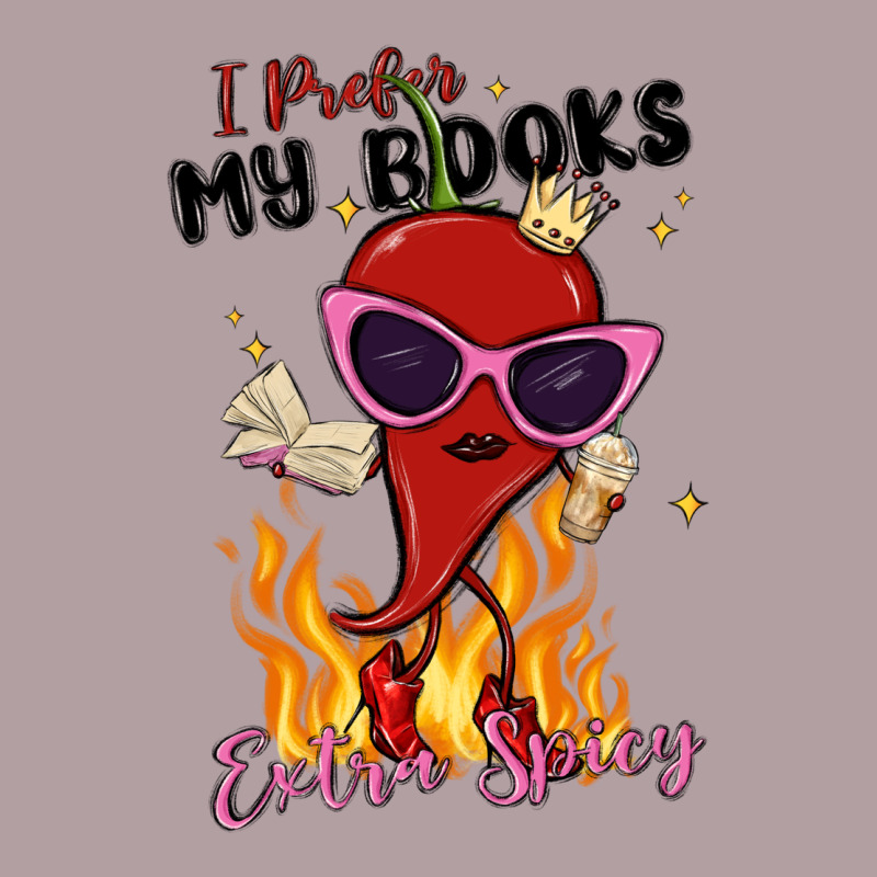 I Prefer My Books Extra Spicy Vintage Hoodie by MaliasSmallBusiness | Teevron