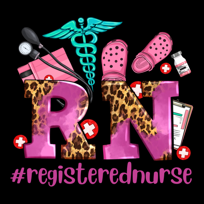 Registered Nurse With Crocs Heavy Core Tee by AdoDesignShop | Teevron