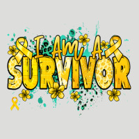 I Am A Survivor Yellow Ribbon Zipper Hoodie | Teevron