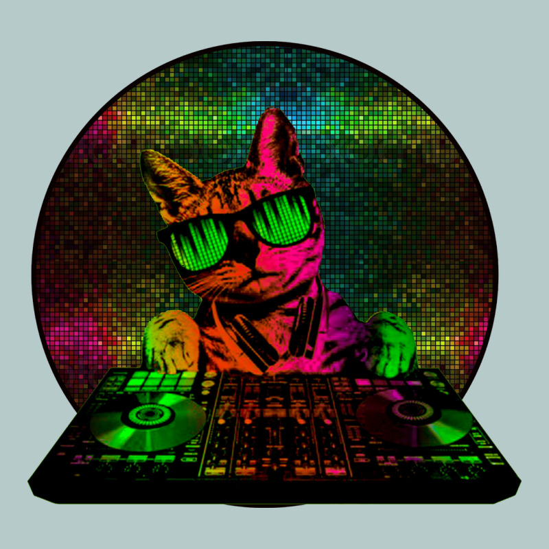 House Cat (rainbow Dj Kitty) Heavy Core Tee by Bettercallsaul | Teevron