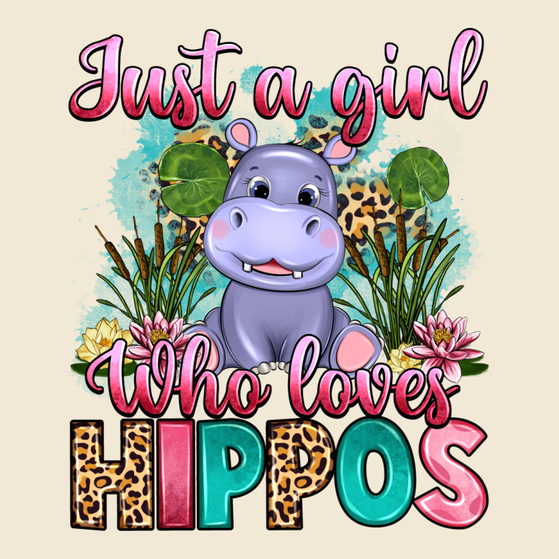 Just A Girl Who Loves Hippos Ladies Tee by Artiststas | Teevron
