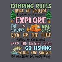 Camping Rules Vintage Hoodie | Teevron
