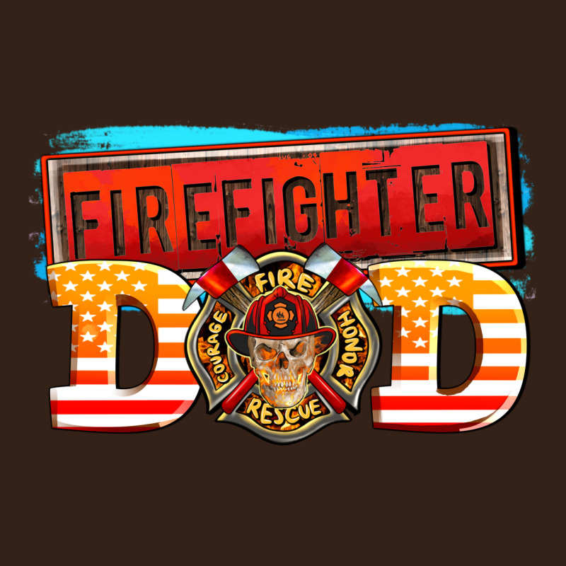 Firefighter Dad Heavy Core Tee by AdoDesignShop | Teevron