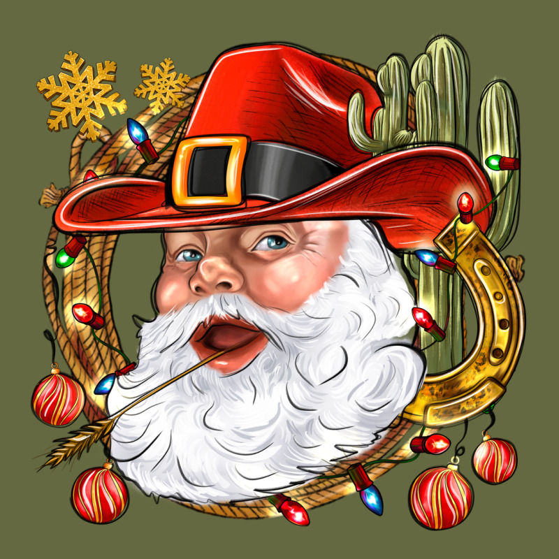 Cowboy Santa Long Sleeve Tee by BundleAndBundleShop | Teevron