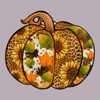 Leopard Cowhide Sunflower Pumpkin Vintage Tee | Teevron