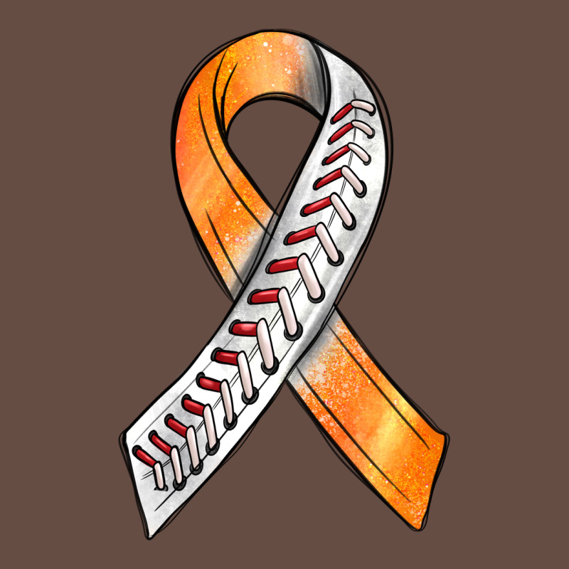 Kidney Cancer Ribbon Baseball Long Sleeve Tee by BundleAndBundleShop | Teevron