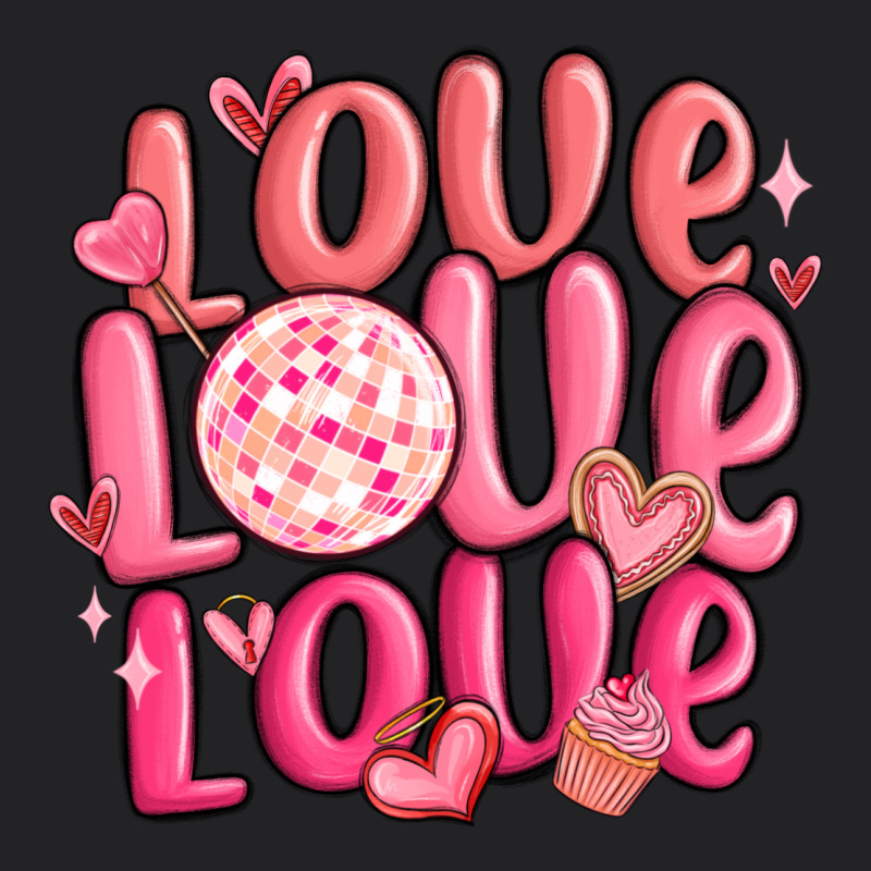 Love Love Love Valentines Day Vintage Tee by MaliasSmallBusiness | Teevron