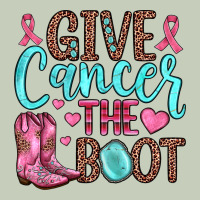 Give Cancer The Boot Ladies Tee | Teevron