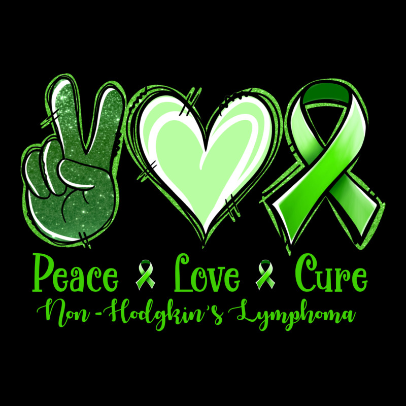 Peace Love Cure Non Hodgkin's Lymphoma Premium Tee by Jasminsmagicworld | Teevron