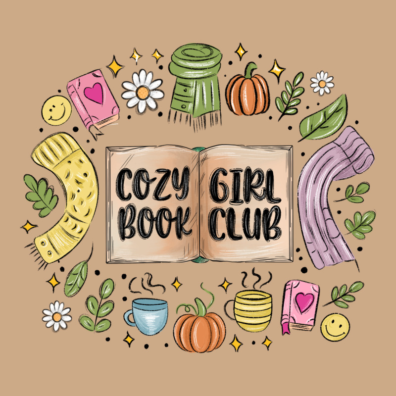 Cozy Book Girl Club Vintage Hoodie by MaliasSmallBusiness | Teevron