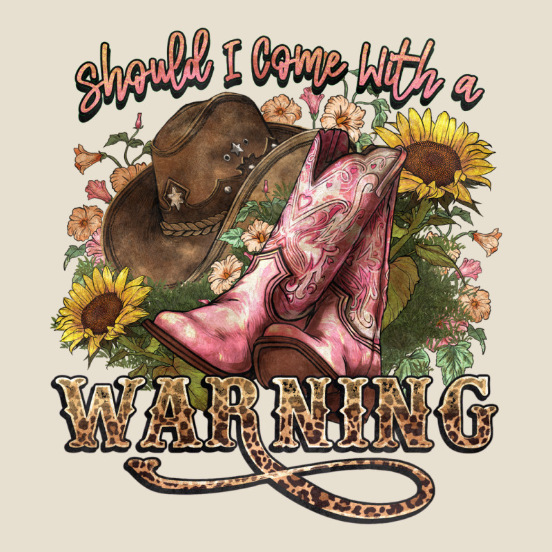 Shouldve Come With A Warning Boots  Cowboy Urban Heavy Tee by NancyCooperArtShop | Teevron