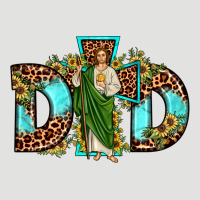 Dad San Judas Sunflower Leopard Turquoise Classic Tee | Teevron