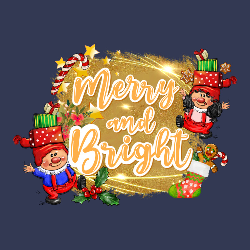 Merry And Bright Gnome Heavyweight Hoodie by CowGirlArtShop | Teevron