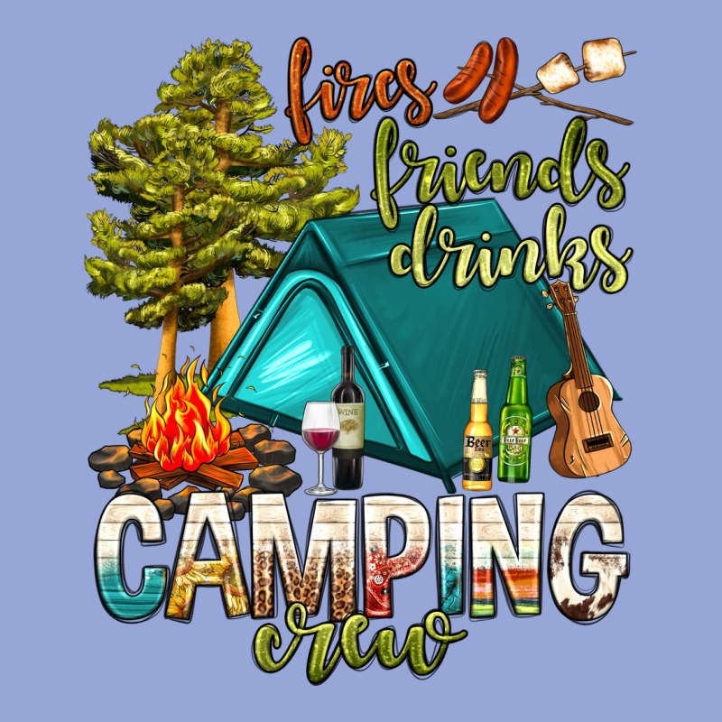 Fires Friends Drinks Camping Crew Classic Tee by NancyCooperArtShop | Teevron