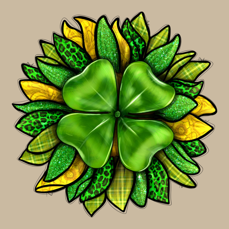 St. Patricks Sunflower With Clover Long Sleeve Tee by BundleAndBundleShop | Teevron