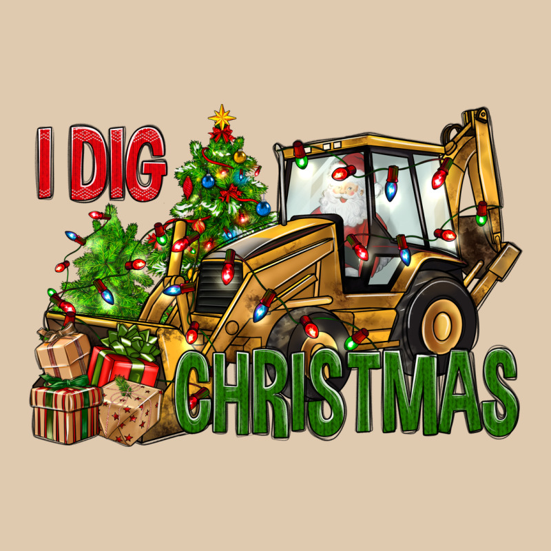 I Dig Christmas Backhoe Loader Heavyweight Sweatshirt by BundleAndBundleShop | Teevron