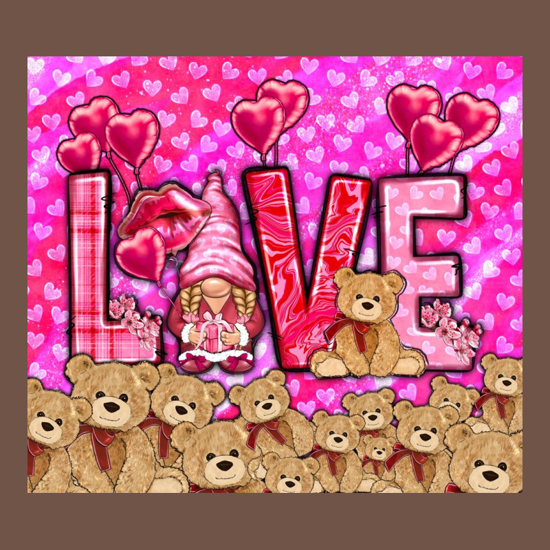 Love Gnome With Bear Tumbler Valentine's Day Premium Sweatshirt by HowdyJamesFarm | Teevron