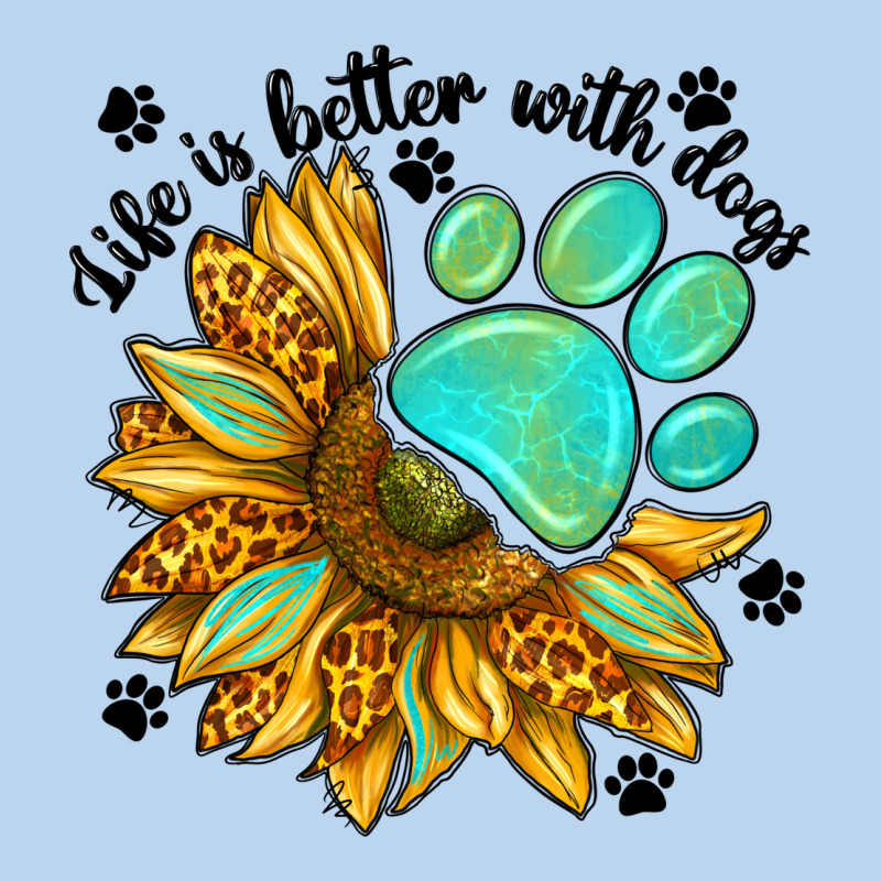 Life Is Better With Dogs Classic Tee by NancyCooperArtShop | Teevron