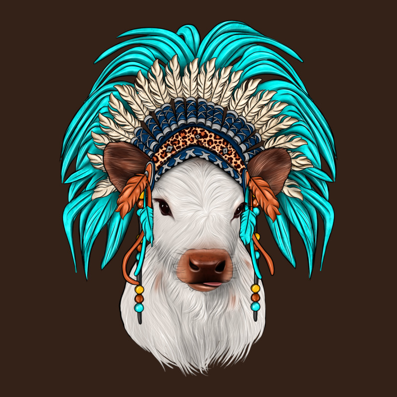 Calf Indian Headdress Heavy Core Tee by JahusDesignShop | Teevron