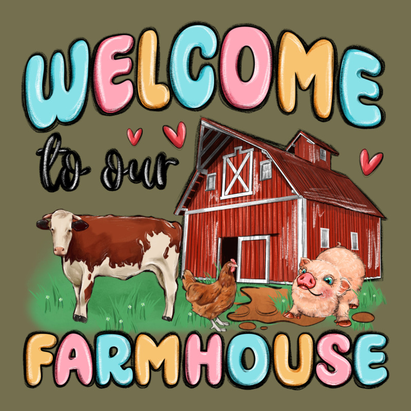 Welcome To Our Farmhouse Vintage Hoodie by MaliasSmallBusiness | Teevron
