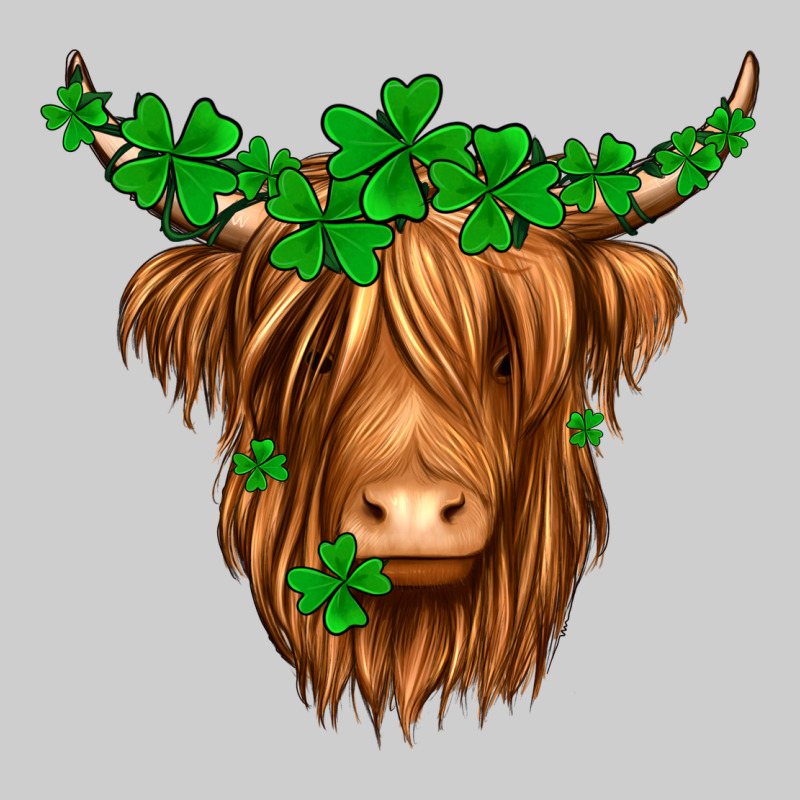 St. Patrick’s Day Long Hair Shaggy Cow Premium Tee by Jasminsmagicworld | Teevron