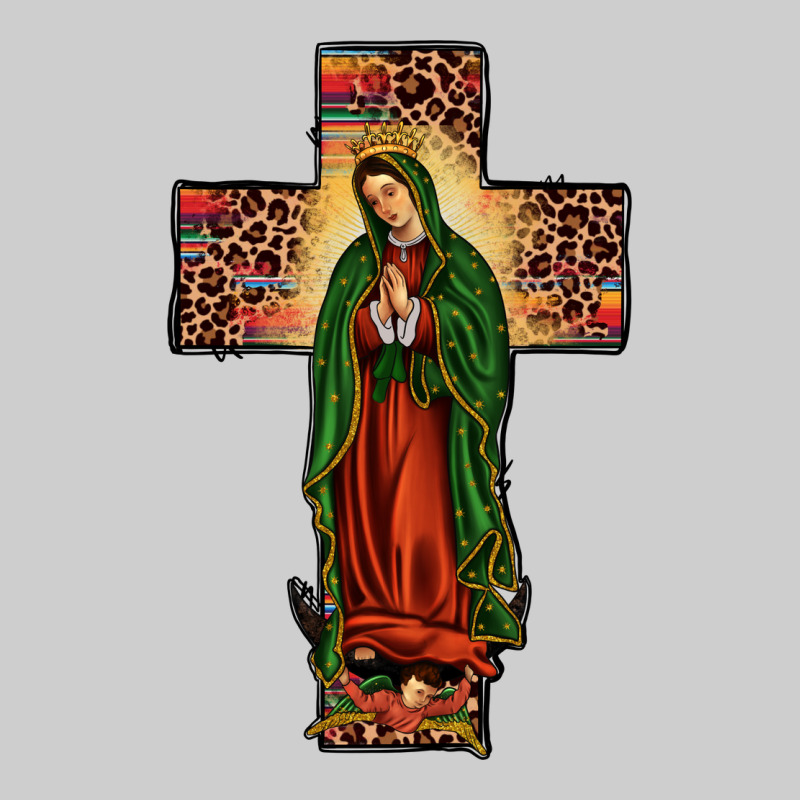 Our Lady Of Guadalupe Cross Premium Tee by JahusDesignShop | Teevron
