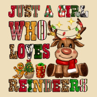 Just A Girl Who Loves Reindeers Premium Hoodie | Teevron
