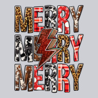 Merry Merry Merry Christmas Lightning Bolt Heavyweight Sweatshirt | Teevron