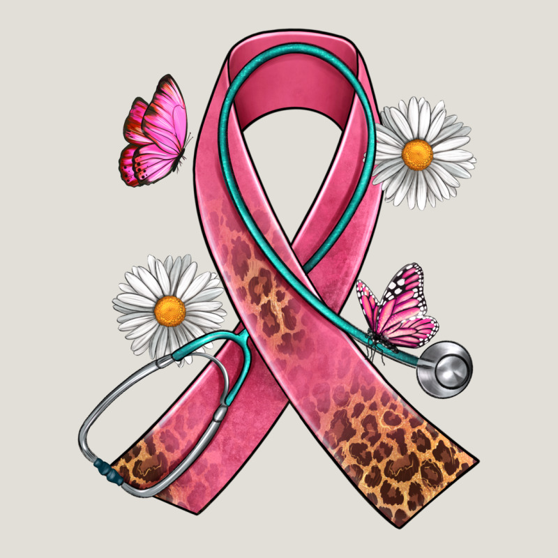 Cancer Ribbon Stethoscope Daisy Butterfly Heavy Core Tee by Artiststas | Teevron