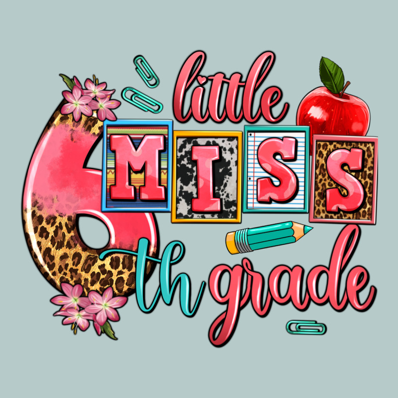 Little Miss 6 Th Grade Heavy Core Tee by AdoDesignShop | Teevron