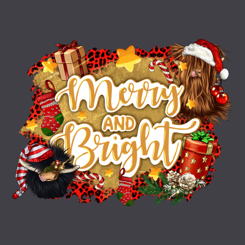 Merry And Bright Heavyweight Hoodie by CowGirlArtShop | Teevron