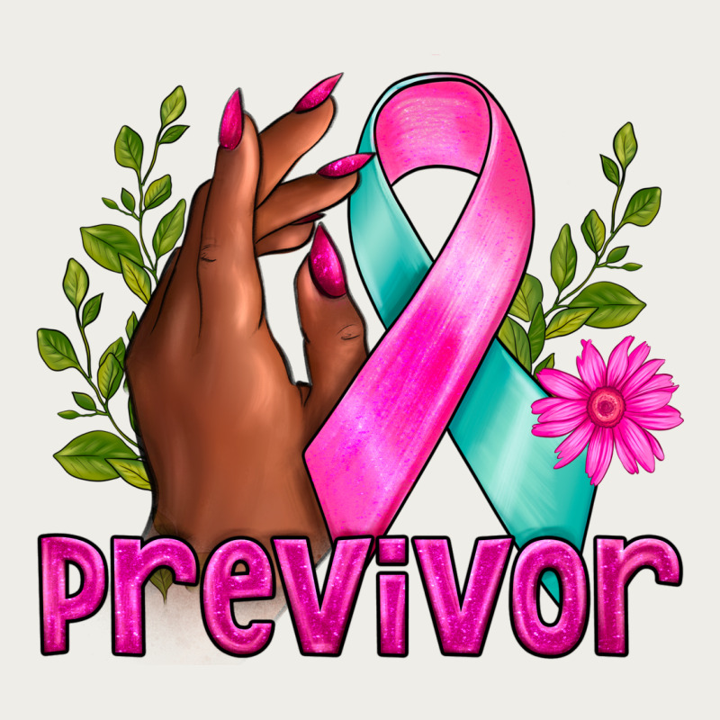 Previvor Breast Cancer Zipper Hoodie by NancyCooperArtShop | Teevron