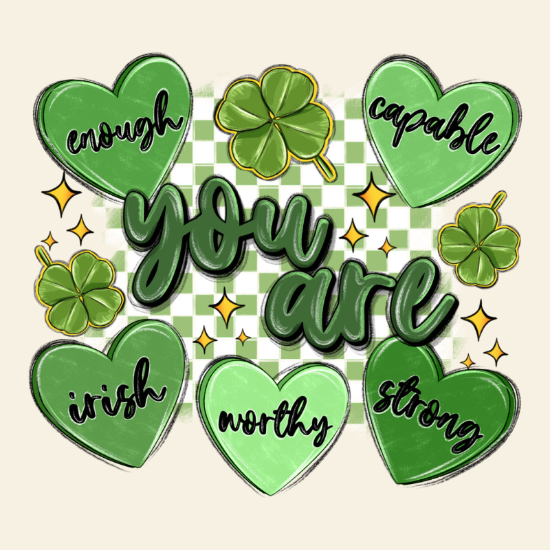 St. Patrick's Day Positive Affirmations Vintage Tee by MaliasSmallBusiness | Teevron