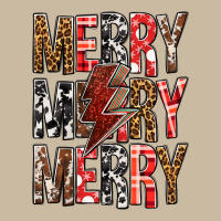 Merry Merry Merry Christmas Lightning Bolt Long Sleeve Tee | Teevron