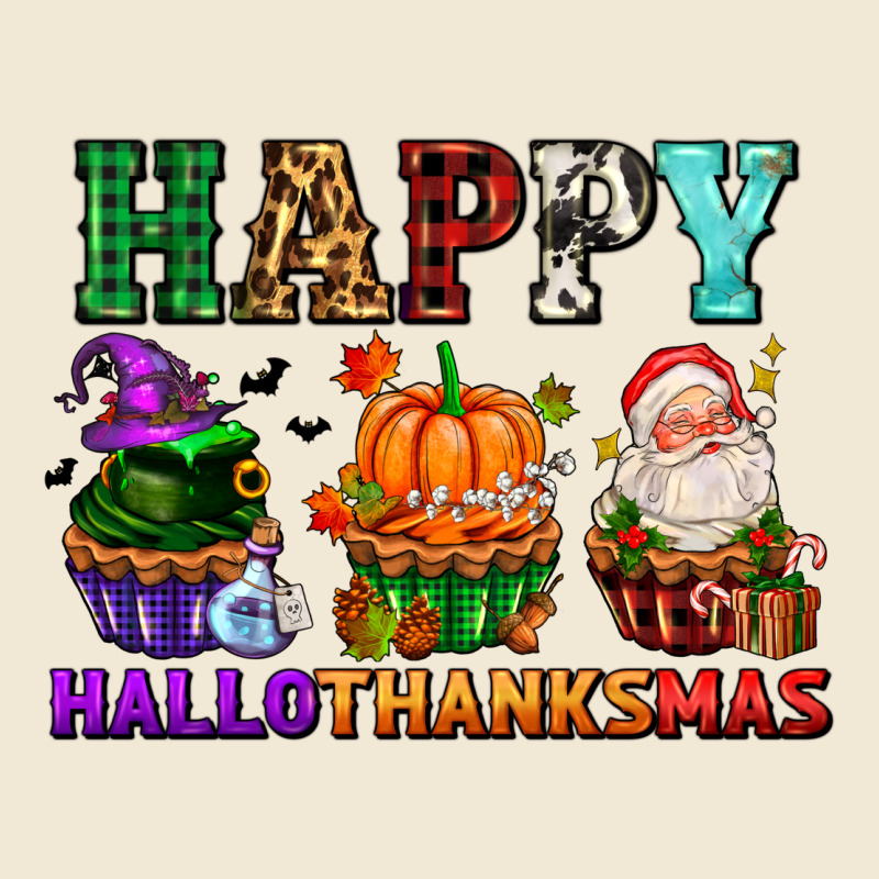 Happy Hallothanksmas With Cupcakes Premium Tee by AdoDesignShop | Teevron