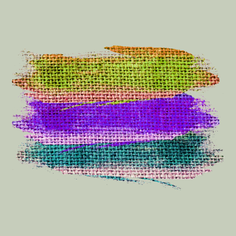 Green Purple Cyan Colored Triple Brush Strokes Ladies Tee by Bettercallsaul | Teevron