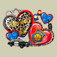 Western Leopard  Police Hearts Heavy Core Tee | Teevron