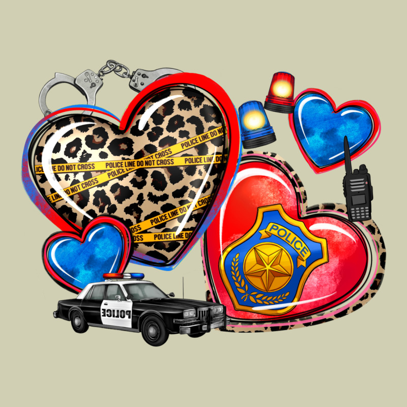 Western Leopard  Police Hearts Heavy Core Tee by AdoDesignShop | Teevron
