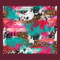 Leopard Cowhide Pink Turquoise Glitter Classic Tee | Teevron