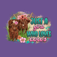 Just A Girl Who Loves Cows Vintage Tee | Teevron