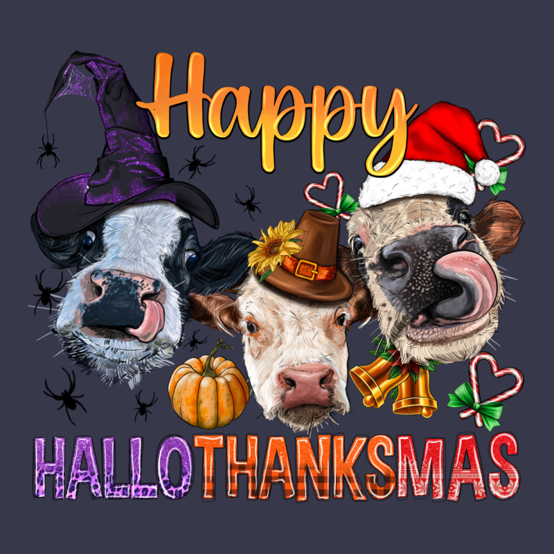 Happy Hallothanksmas Cows Long Sleeve Tee by BundleAndBundleShop | Teevron