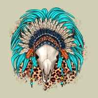 Bull Skull Indian Headdress Heavy Core Tee | Teevron