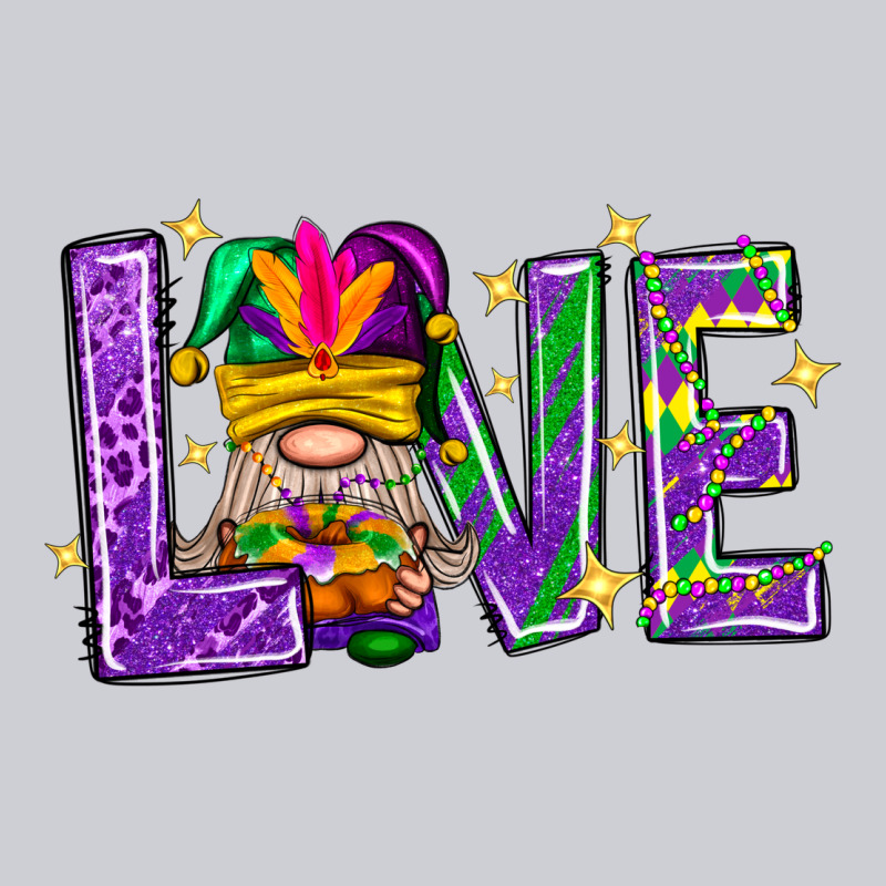 Mardi Gras Love With Gnome Heavyweight Sweatshirt by BundleAndBundleShop | Teevron