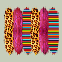 Pink Leopard Serape Brush Strokes Ladies Tee | Teevron