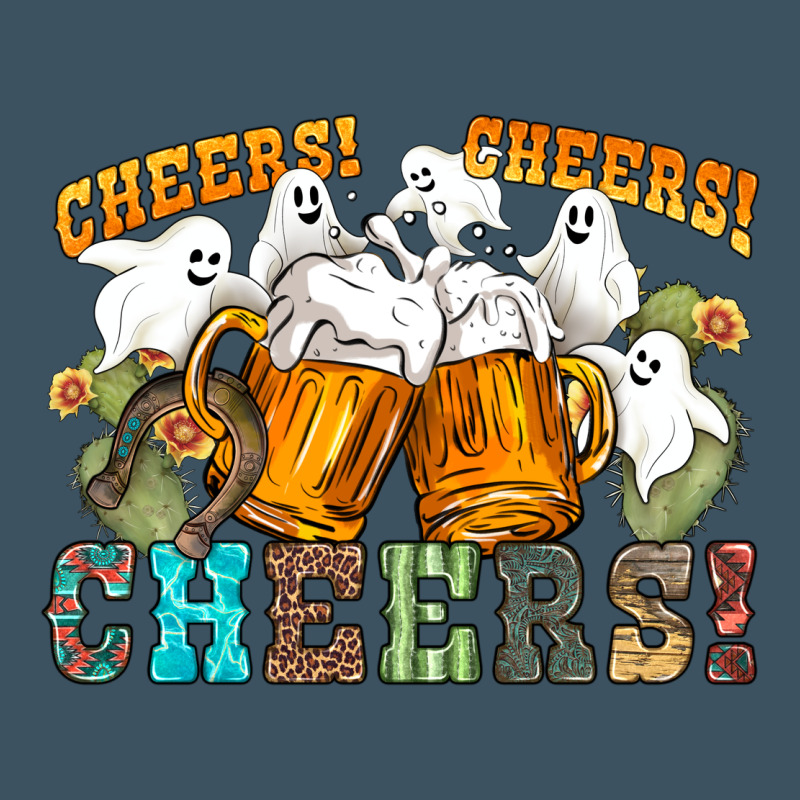 Western Cheers With Ghosts Urban Heavy Tee by NancyCooperArtShop | Teevron