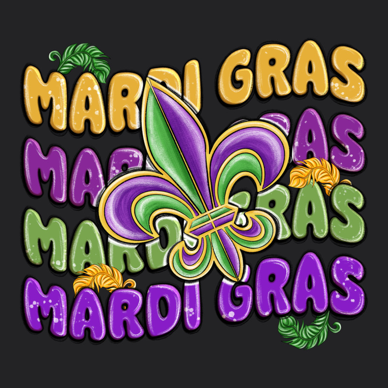 Mardi Gras With Fleur De Lis Vintage Tee by MaliasSmallBusiness | Teevron